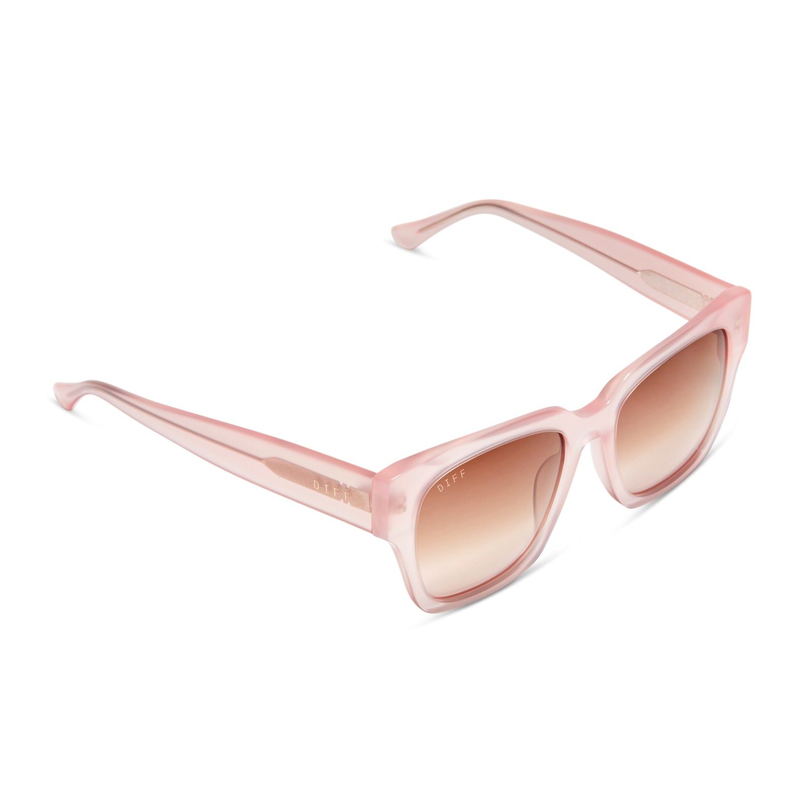 BELLA II - ROSE TEA PINK + TAUPE ROSE GRADIENT SUNGLASSES sold by Diff Eyewear product image thumbnail 4