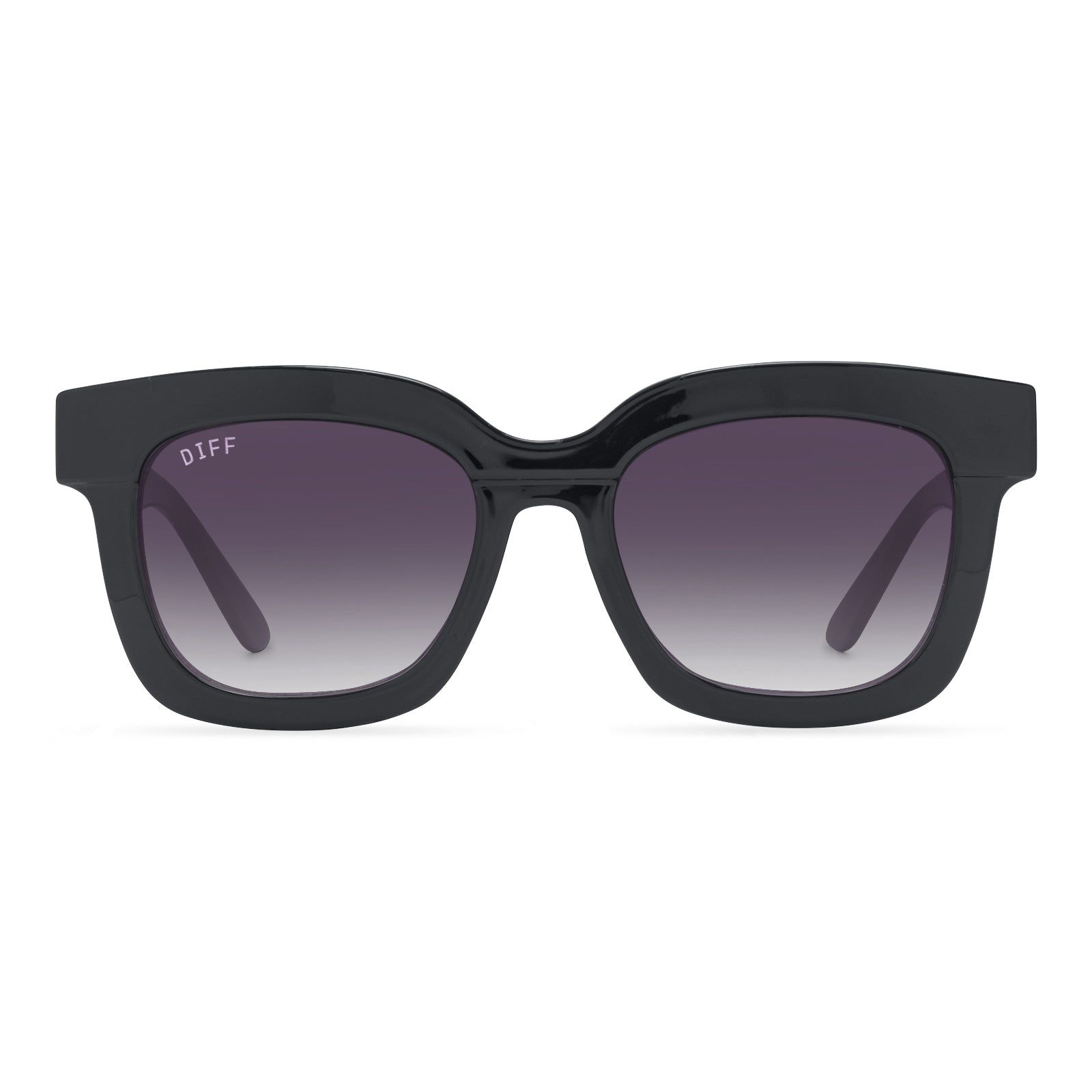 MAKAY - BLACK + GREY GRADIENT SHARP SUNGLASSES sold by Diff Eyewear