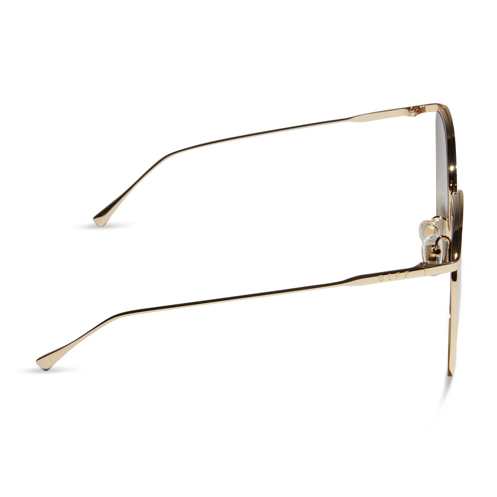 VITTORIA - GOLD + BROWN GRADIENT + POLARIZED SUNGLASSES sold by Diff Eyewear product image thumbnail 3