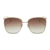 VITTORIA - GOLD + BROWN GRADIENT + POLARIZED SUNGLASSES sold by Diff Eyewear