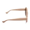 GISELE - NUDE + BROWN GRADIENT + POLARIZED SUNGLASSES sold by Diff Eyewear
