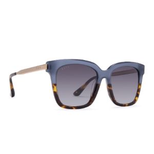 BELLA - SAPPHIRE TERRAIN + GREY GRADIENT SUNGLASSES sold by Diff Eyewear