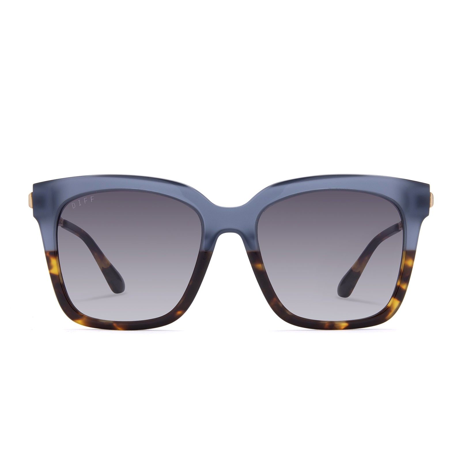 BELLA - SAPPHIRE TERRAIN + GREY GRADIENT SUNGLASSES sold by Diff Eyewear