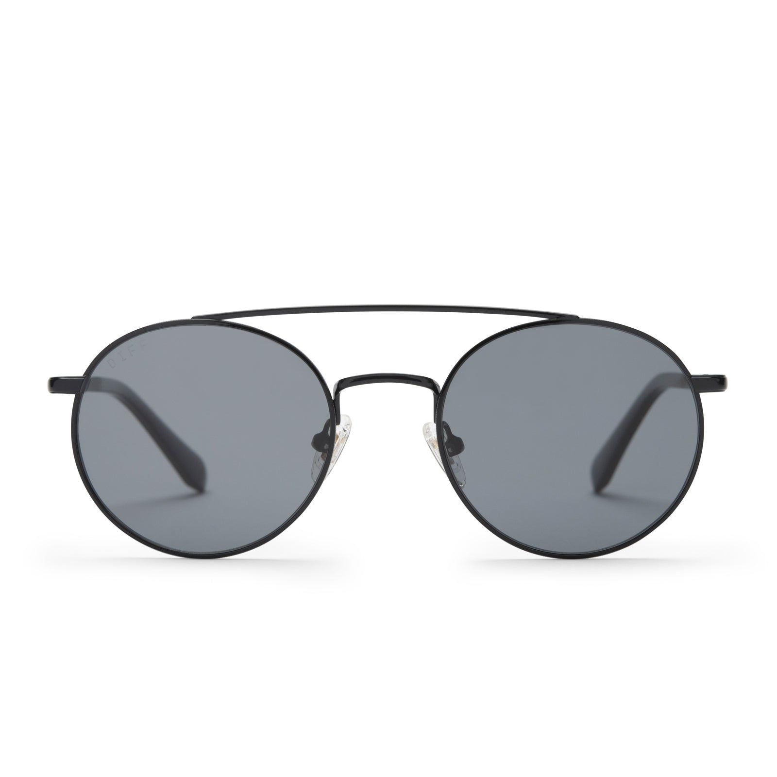 LEO - BLACK + GREY POLARIZED sold by Diff Eyewear