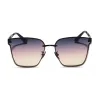 BELLA V - MATTE BLACK + TWILIGHT GRADIENT SUNGLASSES sold by Diff Eyewear
