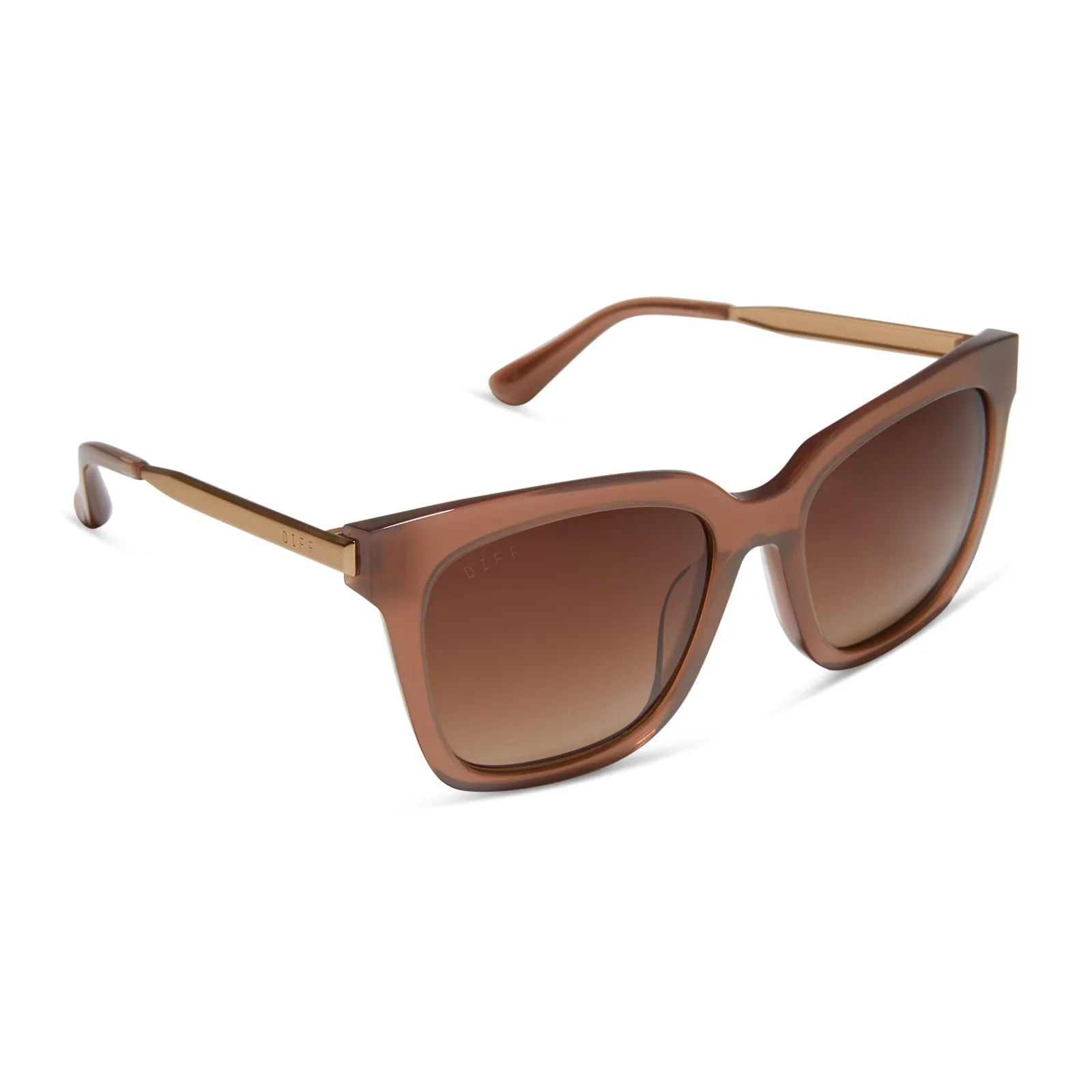 BELLA - MACCHIATO + BROWN GRADIENT + POLARIZED SUNGLASSES sold by Diff Eyewear product image thumbnail 2
