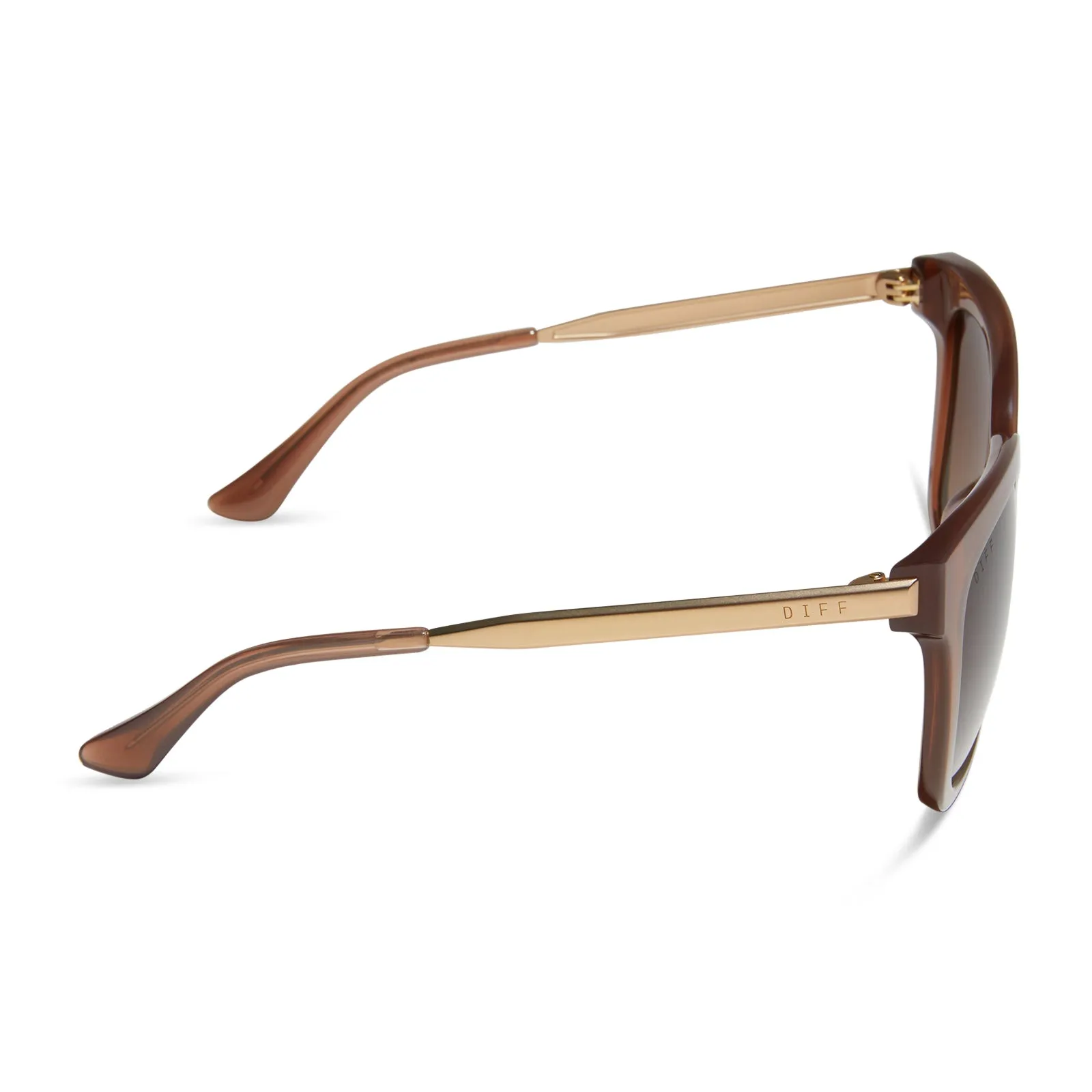 BELLA - MACCHIATO + BROWN GRADIENT + POLARIZED SUNGLASSES sold by Diff Eyewear product image thumbnail 3