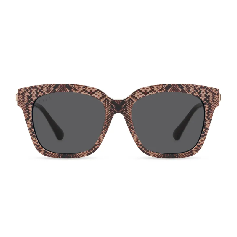 BELLA XS - SEA SNAKE + GREY SUNGLASSES sold by Diff Eyewear