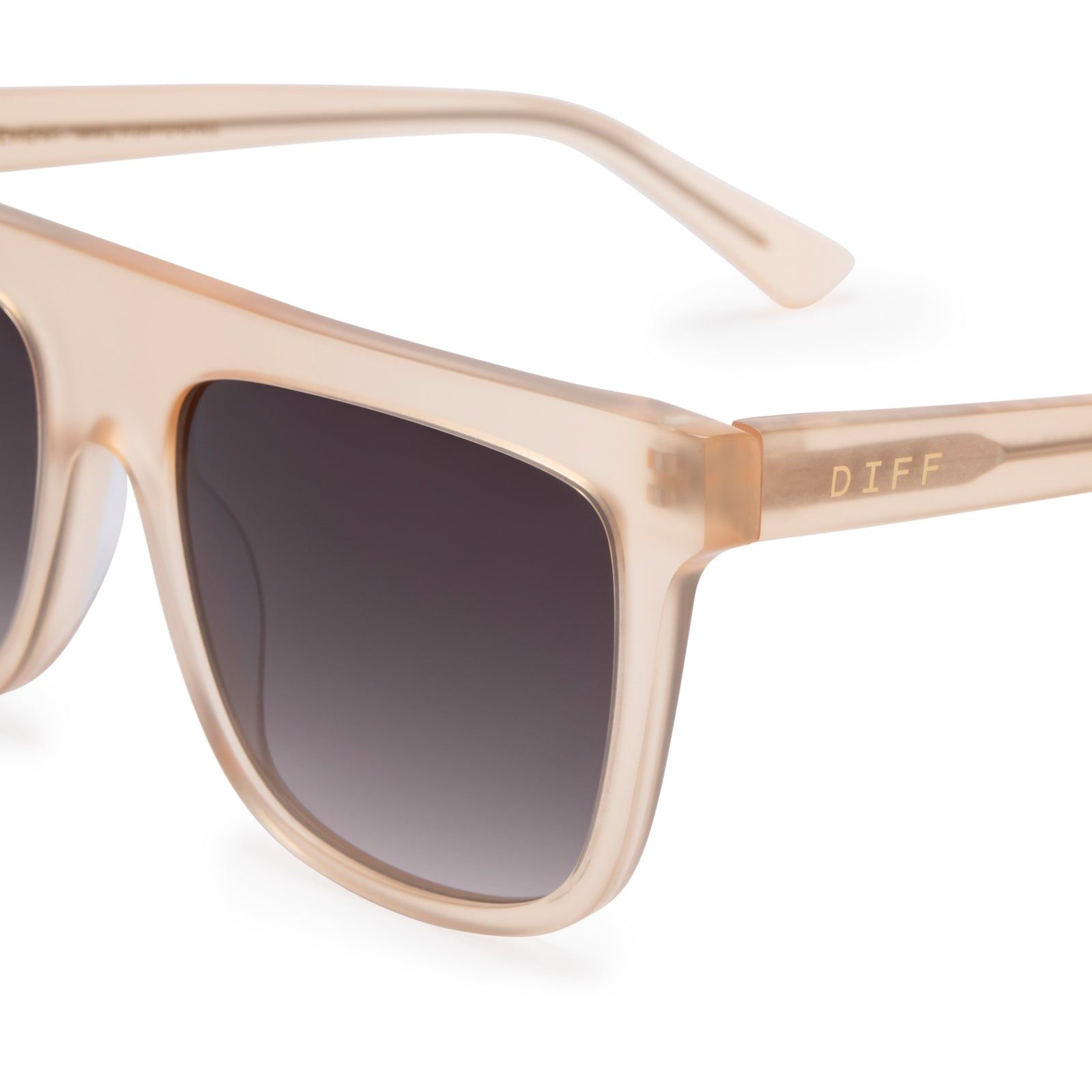 STEVIE - MELON CRUSH + GREY GRADIENT SUNGLASSES sold by Diff Eyewear product image thumbnail 3