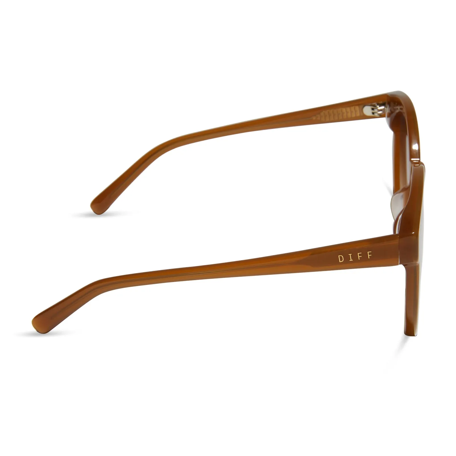 GEMMA - SALTED CARAMEL + BROWN GRADIENT SUNGLASSES sold by Diff Eyewear product image thumbnail 3