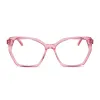 MAISIE - CANDY PINK CRYSTAL + PRESCRIPTION GLASSES sold by Diff Eyewear