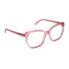 MAISIE - CANDY PINK CRYSTAL + PRESCRIPTION GLASSES sold by Diff Eyewear