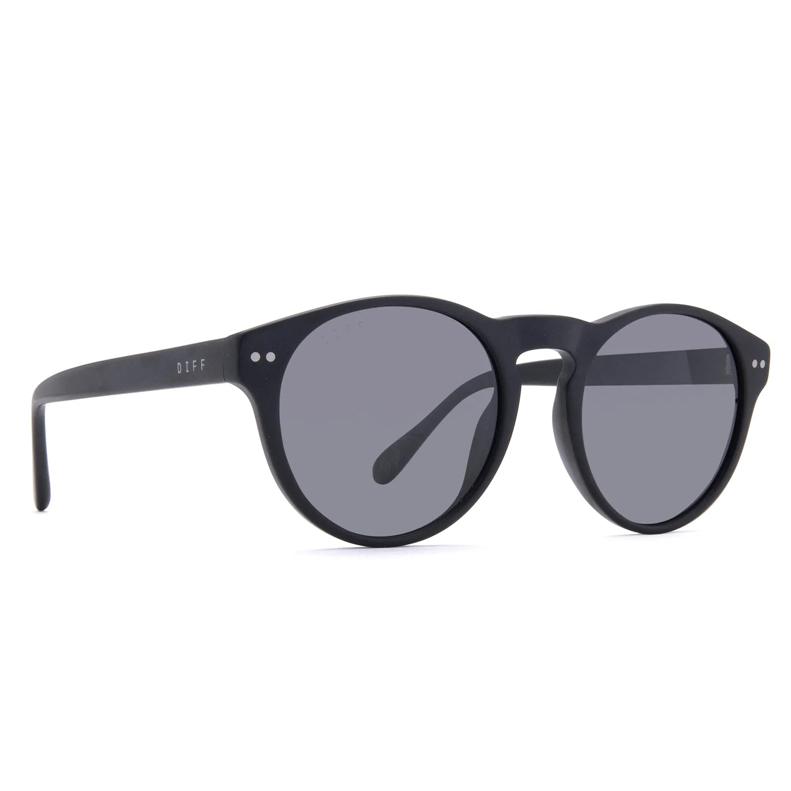 CODY - MATTE BLACK + GREY POLARIZED SUNGLASSES sold by Diff Eyewear product image thumbnail 2