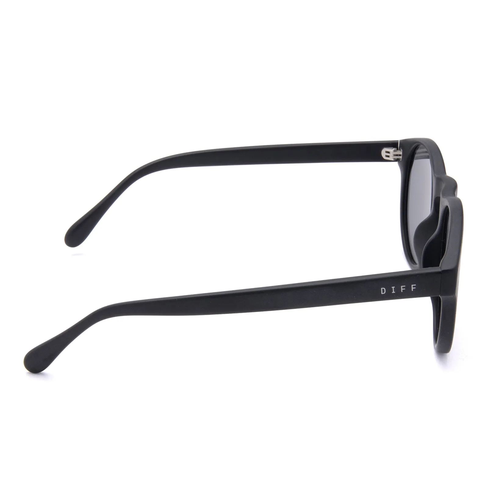 CODY - MATTE BLACK + GREY POLARIZED SUNGLASSES sold by Diff Eyewear product image thumbnail 4