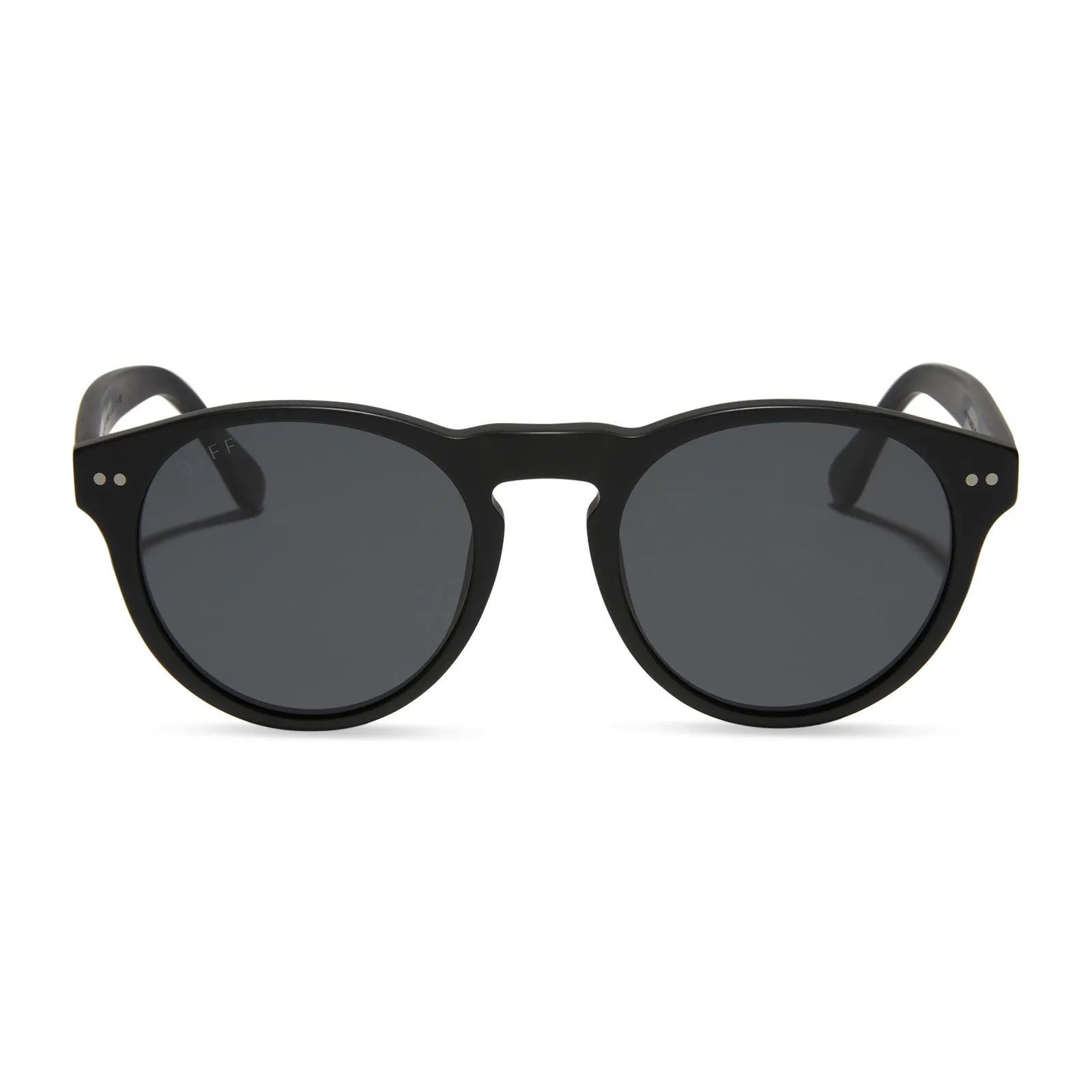 CODY - MATTE BLACK + GREY POLARIZED SUNGLASSES sold by Diff Eyewear