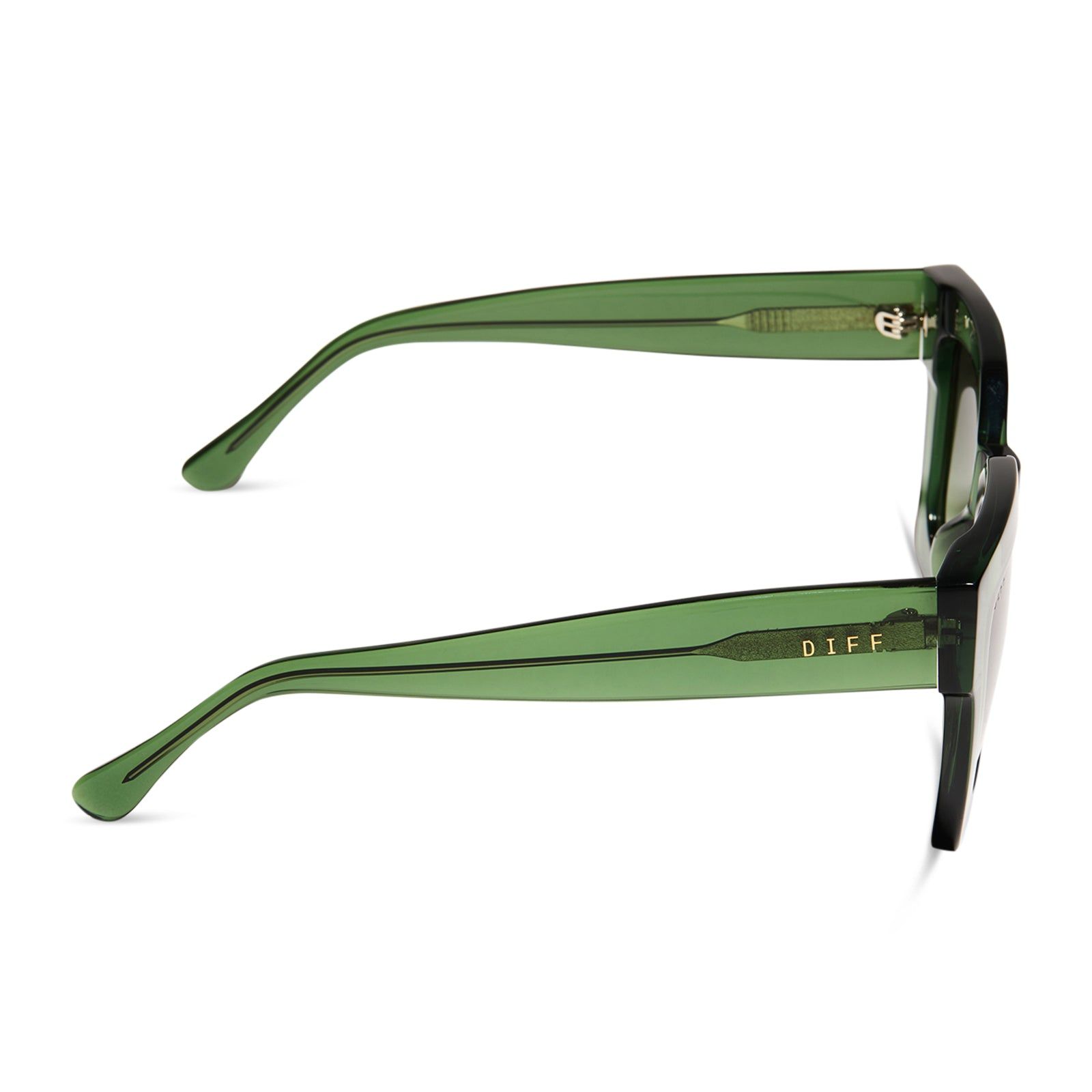 DANI - SAGE CRYSTAL + G15 GRADIENT SUNGLASSES sold by Diff Eyewear product image thumbnail 3