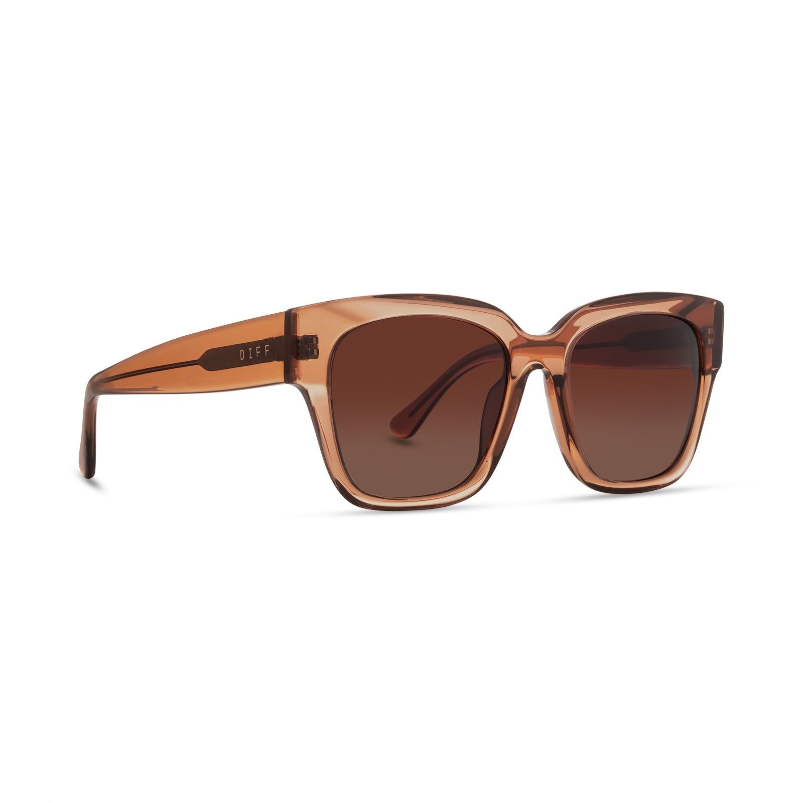 BELLA II - DUNES CRYSTAL + BROWN GRADIENT POLARIZED SUNGLASSES sold by Diff Eyewear product image thumbnail 2