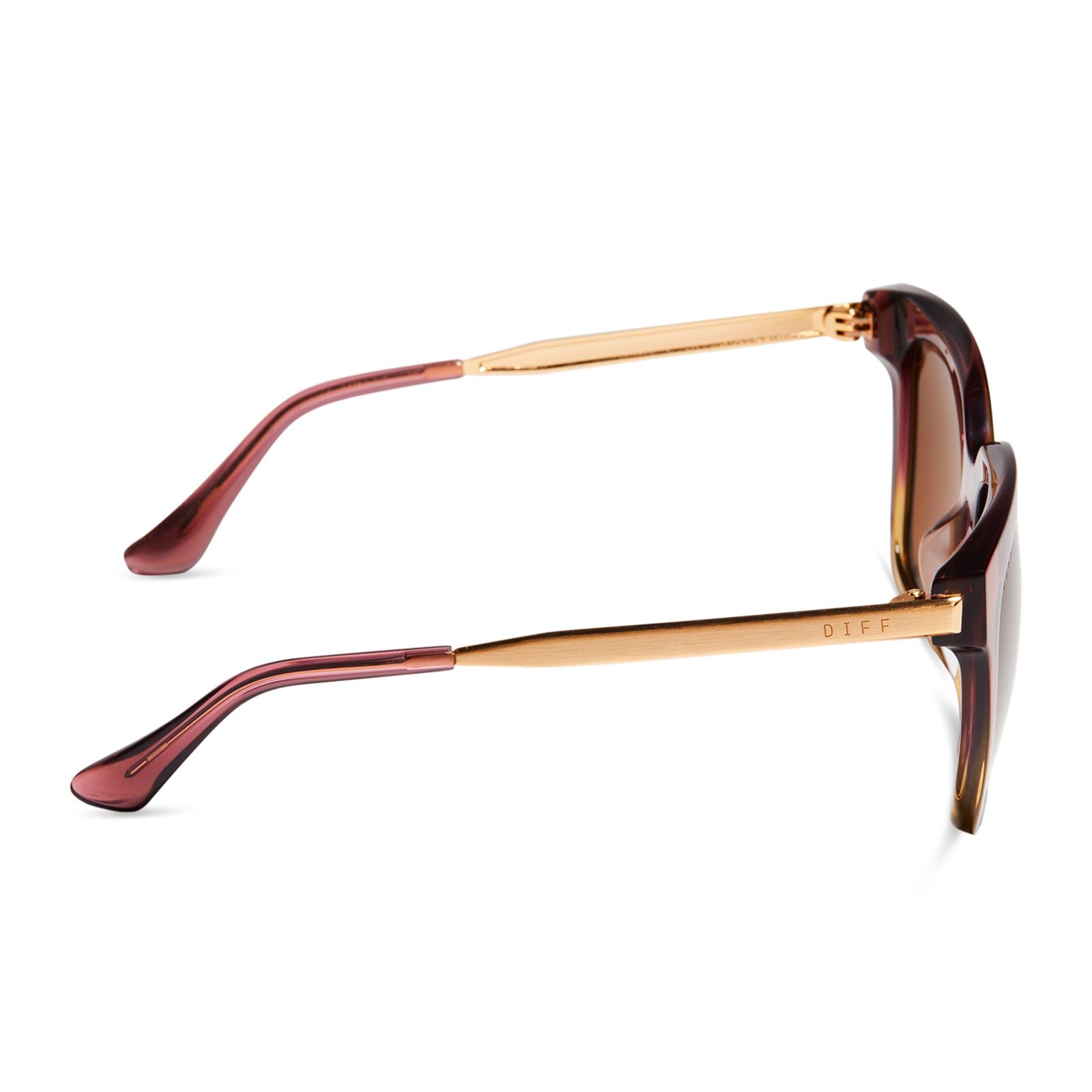 BELLA - CLAYTON + BROWN SUNGLASSES sold by Diff Eyewear product image thumbnail 3