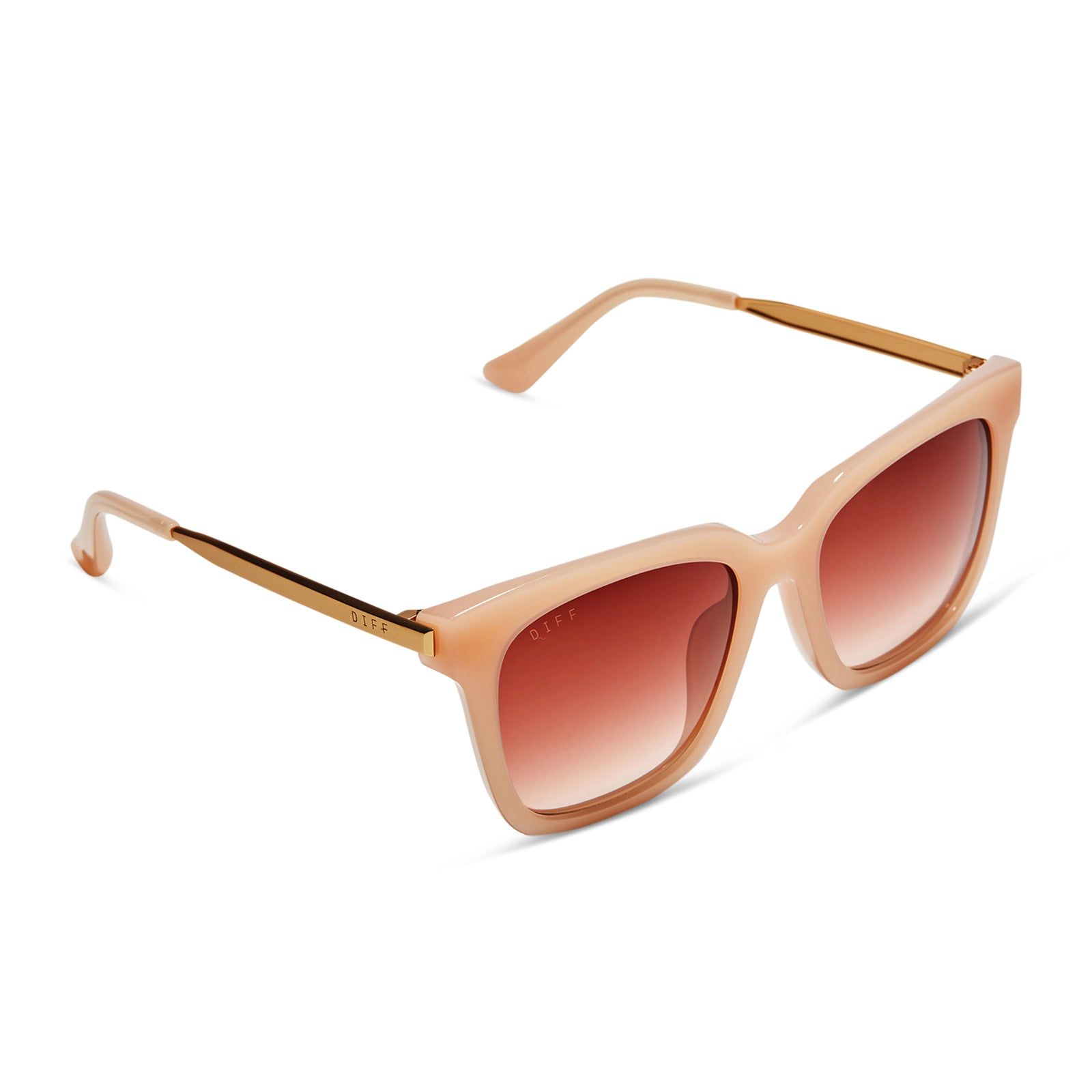 BELLA - FADED CITRUS + DUSK GRADIENT SUNGLASSES sold by Diff Eyewear product image thumbnail 4