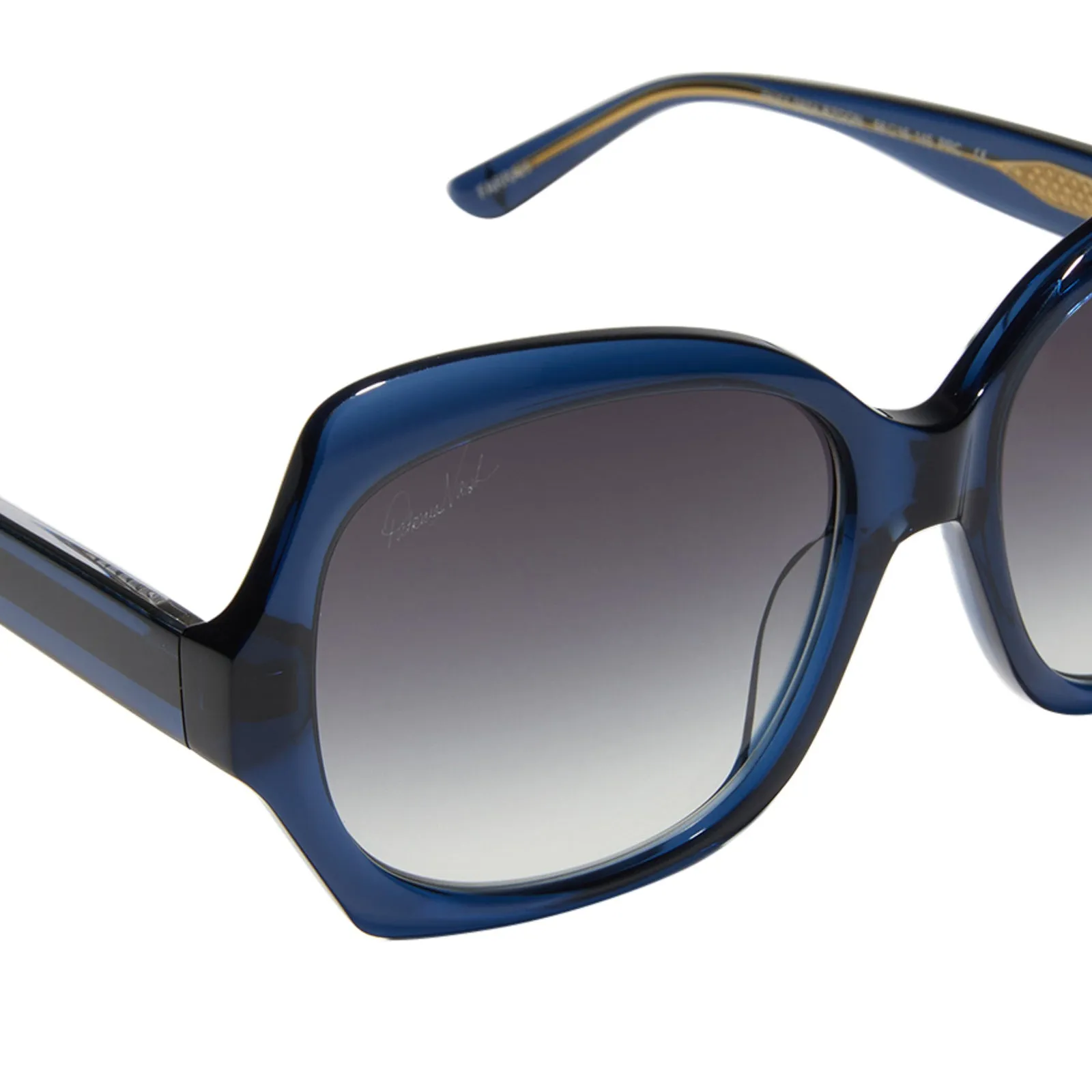 PATRICIA NASH - FARRAH + CARRIBEAN BLUE + GREY GRADIENT SUNGLASSES sold by Diff Eyewear product image thumbnail 4