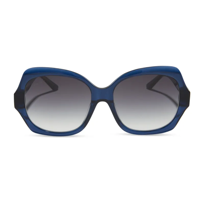 PATRICIA NASH  - FARRAH + CARRIBEAN BLUE + GREY GRADIENT SUNGLASSES sold by Diff Eyewear