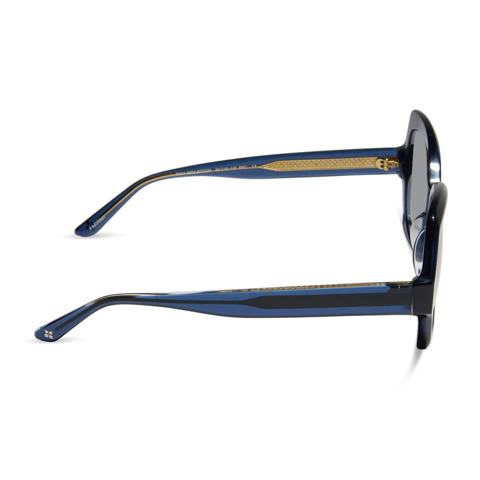 PATRICIA NASH - FARRAH + CARRIBEAN BLUE + GREY GRADIENT SUNGLASSES sold by Diff Eyewear product image thumbnail 3