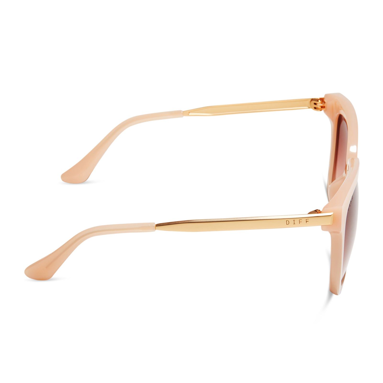 BELLA - FADED CITRUS + DUSK GRADIENT SUNGLASSES sold by Diff Eyewear product image thumbnail 3