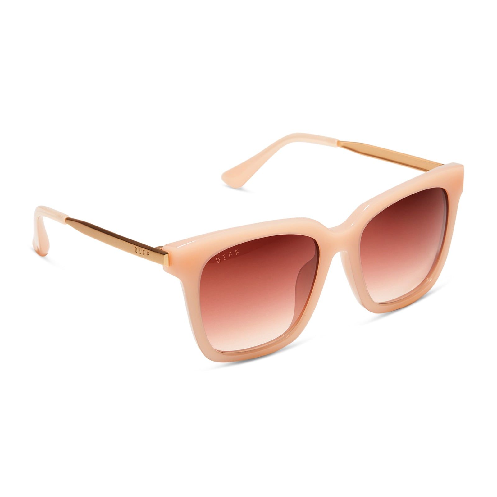BELLA - FADED CITRUS + DUSK GRADIENT SUNGLASSES sold by Diff Eyewear product image thumbnail 2