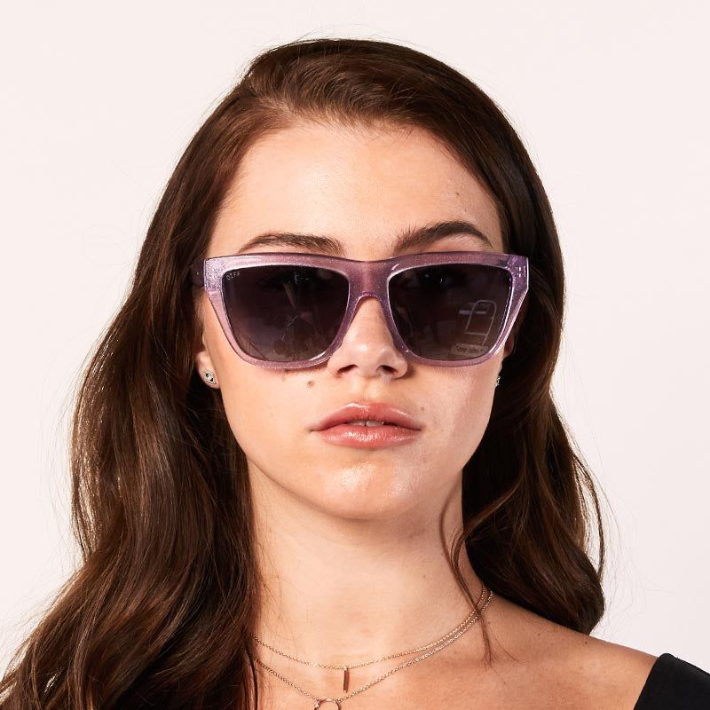 HARPER - AMETHYST GLITTER + GREY GRADIENT + POLARIZED sold by Diff Eyewear product image thumbnail 5