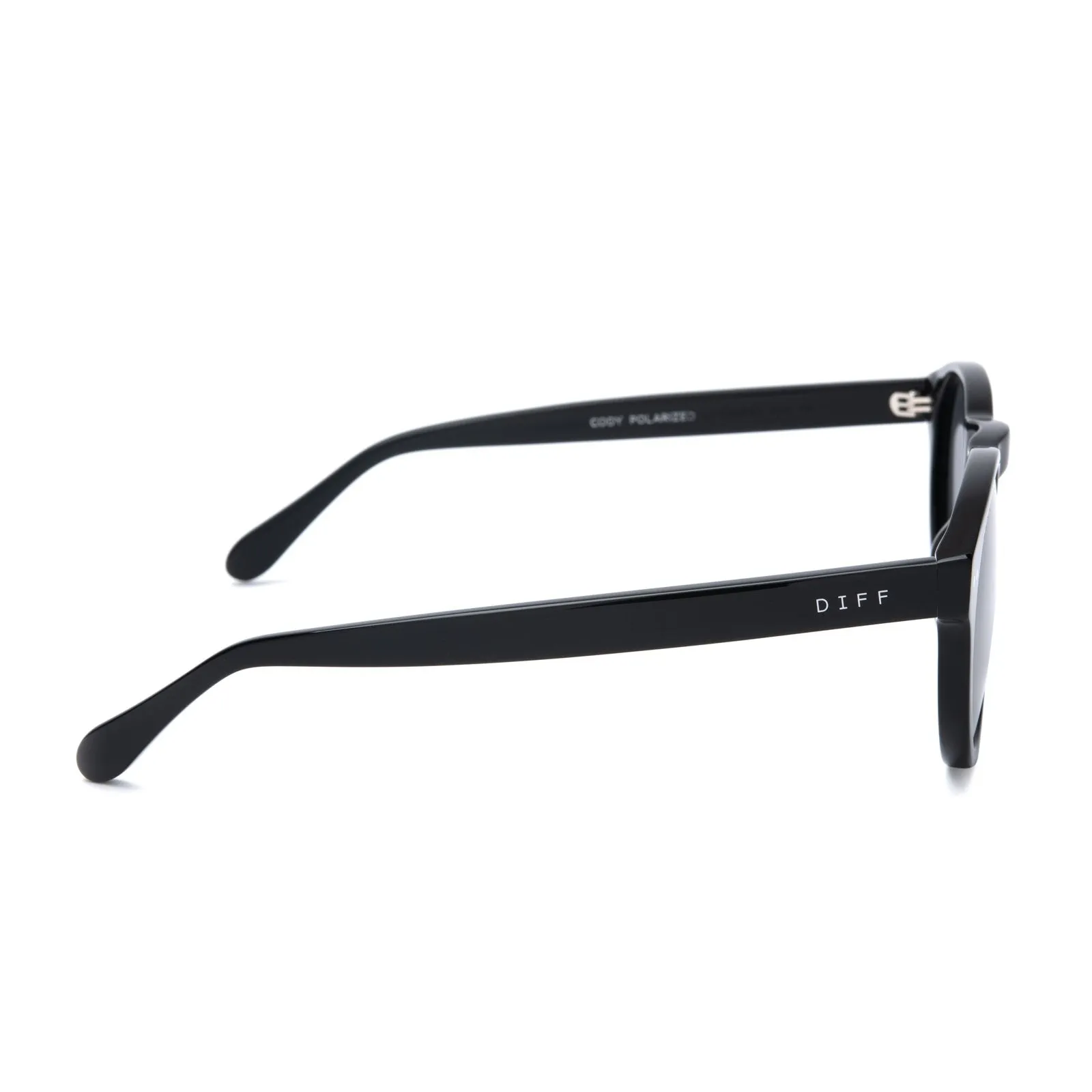CODY - BLACK + GREY + POLARIZED SUNGLASSES sold by Diff Eyewear product image thumbnail 3