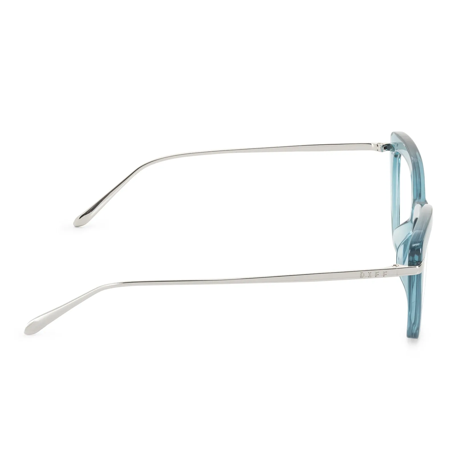 MILA - TEAL HAZE + BLUE LIGHT TECHNOLOGY GLASSES sold by Diff Eyewear product image thumbnail 4