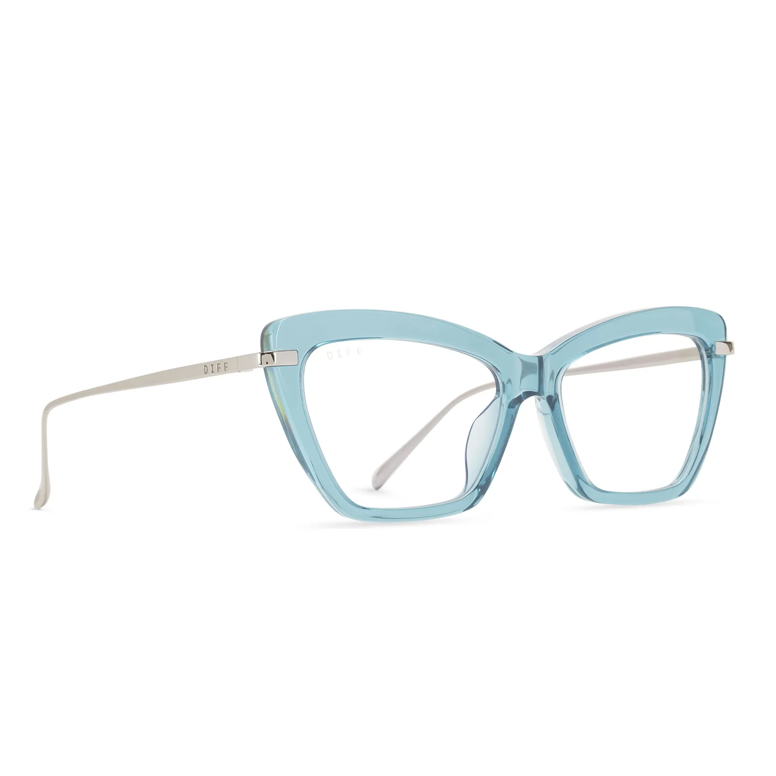 MILA - TEAL HAZE + BLUE LIGHT TECHNOLOGY GLASSES sold by Diff Eyewear product image thumbnail 2