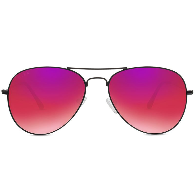 CRUZ - BLACK + FIRE SUNGLASSES sold by Diff Eyewear