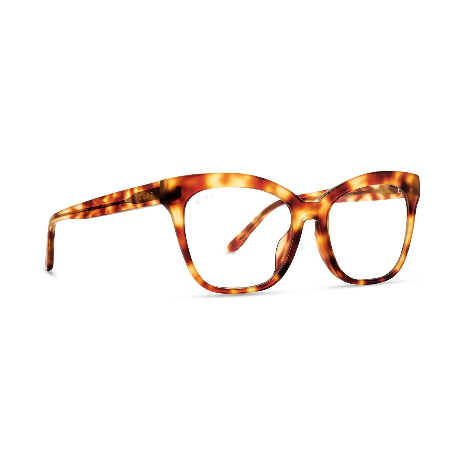 WINSTON - SOLSTICE TORTOISE + BLUE LIGHT TECHNOLOGY GLASSES sold by Diff Eyewear product image thumbnail 2