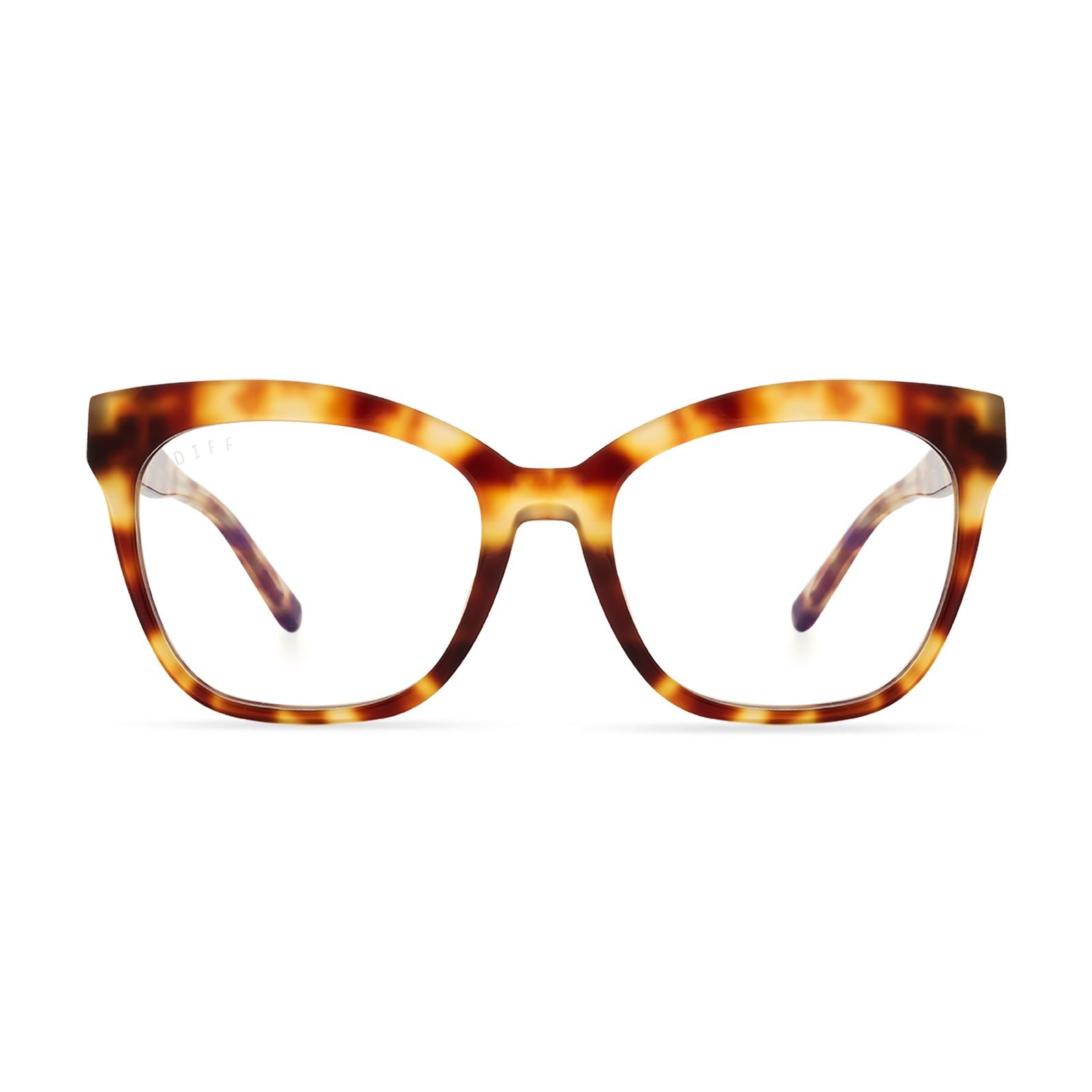 WINSTON - SOLSTICE TORTOISE + BLUE LIGHT TECHNOLOGY GLASSES sold by Diff Eyewear