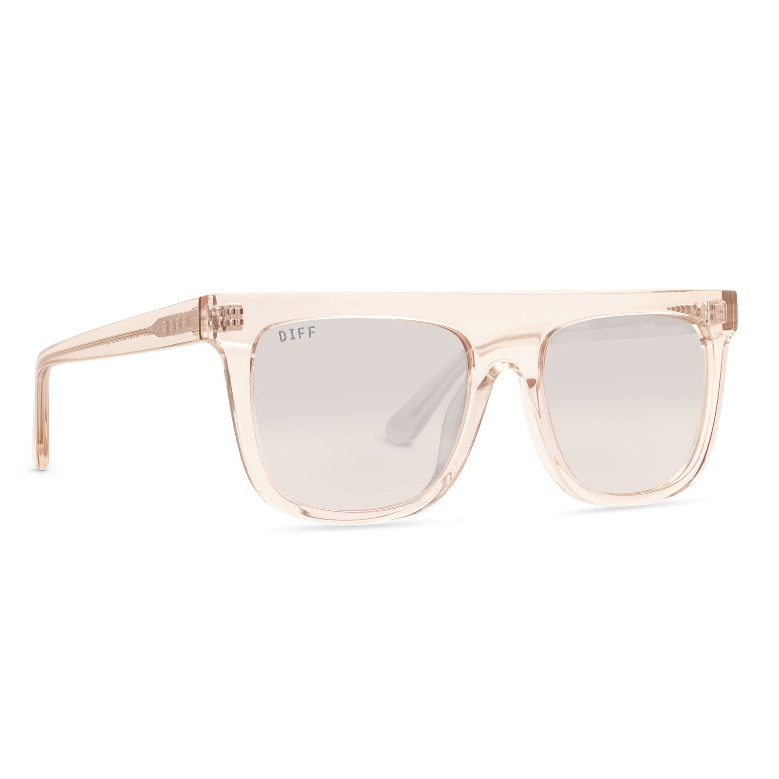 STEVIE - SANDSTONE CRYSTAL + BEIGE MIRROR + POLARIZED SUNGLASSES sold by Diff Eyewear product image thumbnail 2