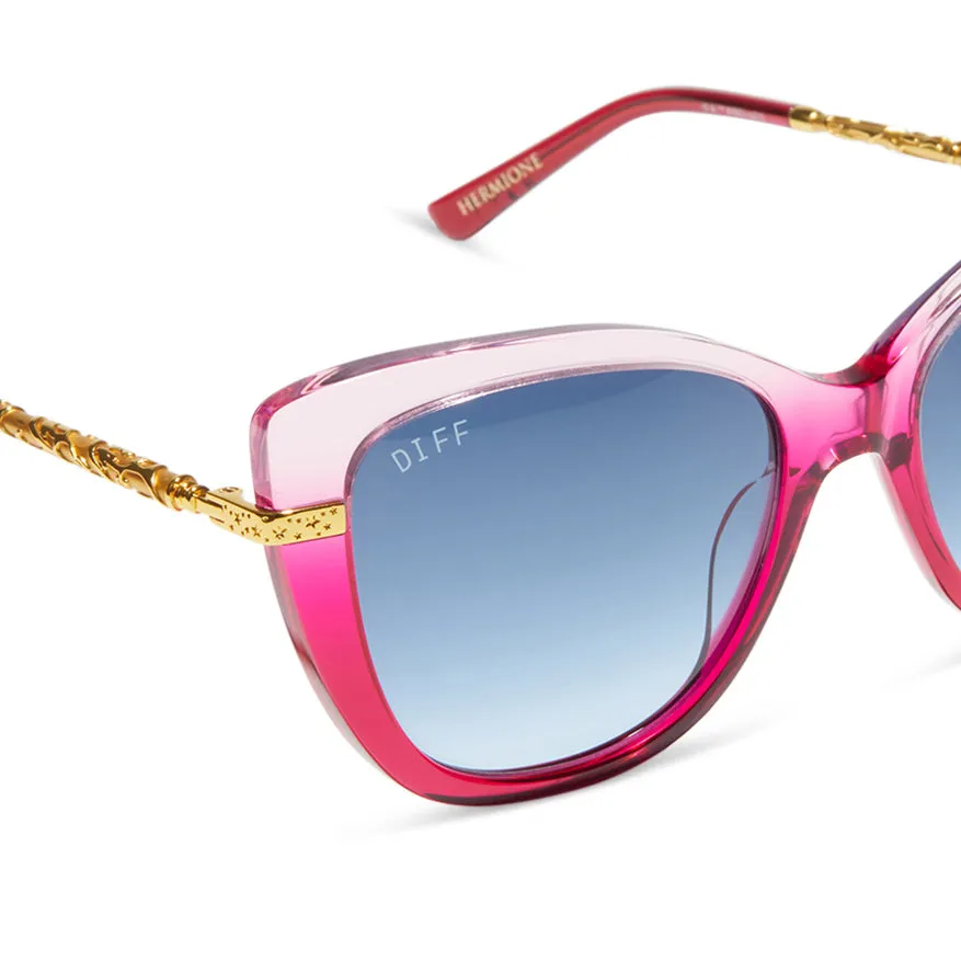 HERMIONE GRANGER™ 2.0 - OMBRÉ PINK + BLUE BELL GRADIENT SUNGLASSES sold by Diff Eyewear product image thumbnail 4