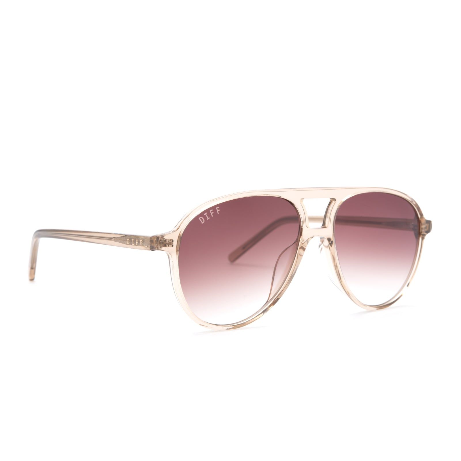 JETT - VINTAGE CRYSTAL + BROWN POLARIZED SUNGLASSES sold by Diff Eyewear product image thumbnail 2