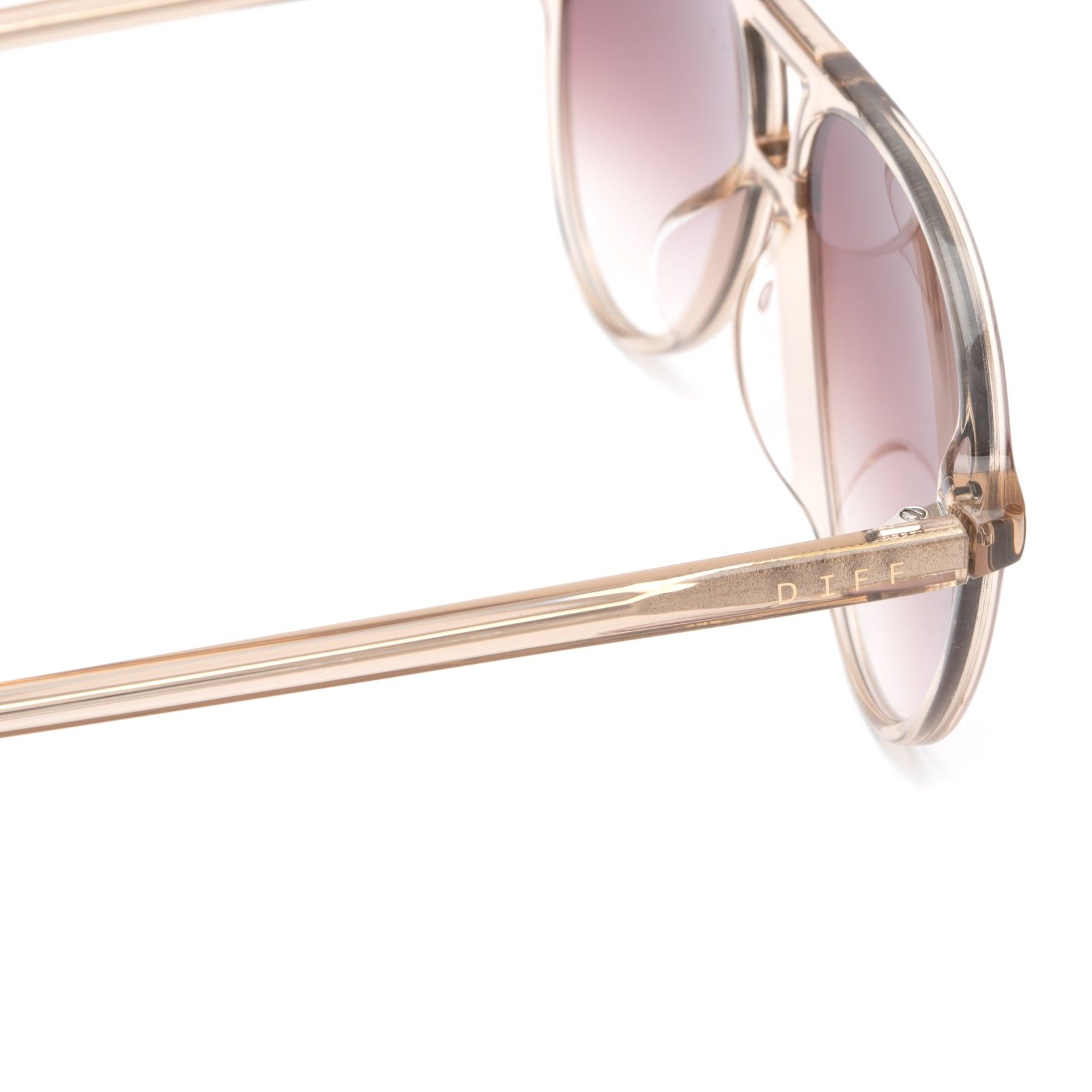 JETT - VINTAGE CRYSTAL + BROWN POLARIZED SUNGLASSES sold by Diff Eyewear product image thumbnail 3