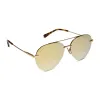LENOX XS - GOLD + BRILLIANT GOLD MIRROR + POLARIZED SUNGLASSES sold by Diff Eyewear