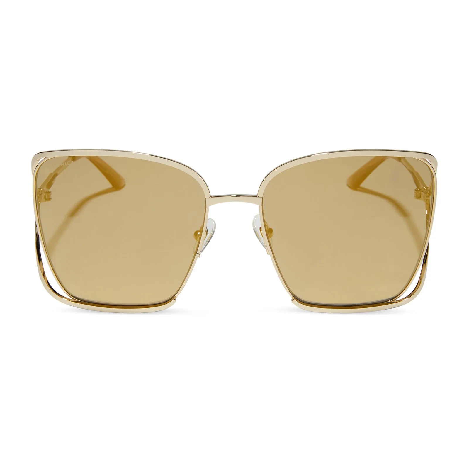 FRANCESCA - GOLD WITH CAFÉ OLE + GOLD FLASH POLARIZED SUNGLASSES sold by Diff Eyewear product image thumbnail 2