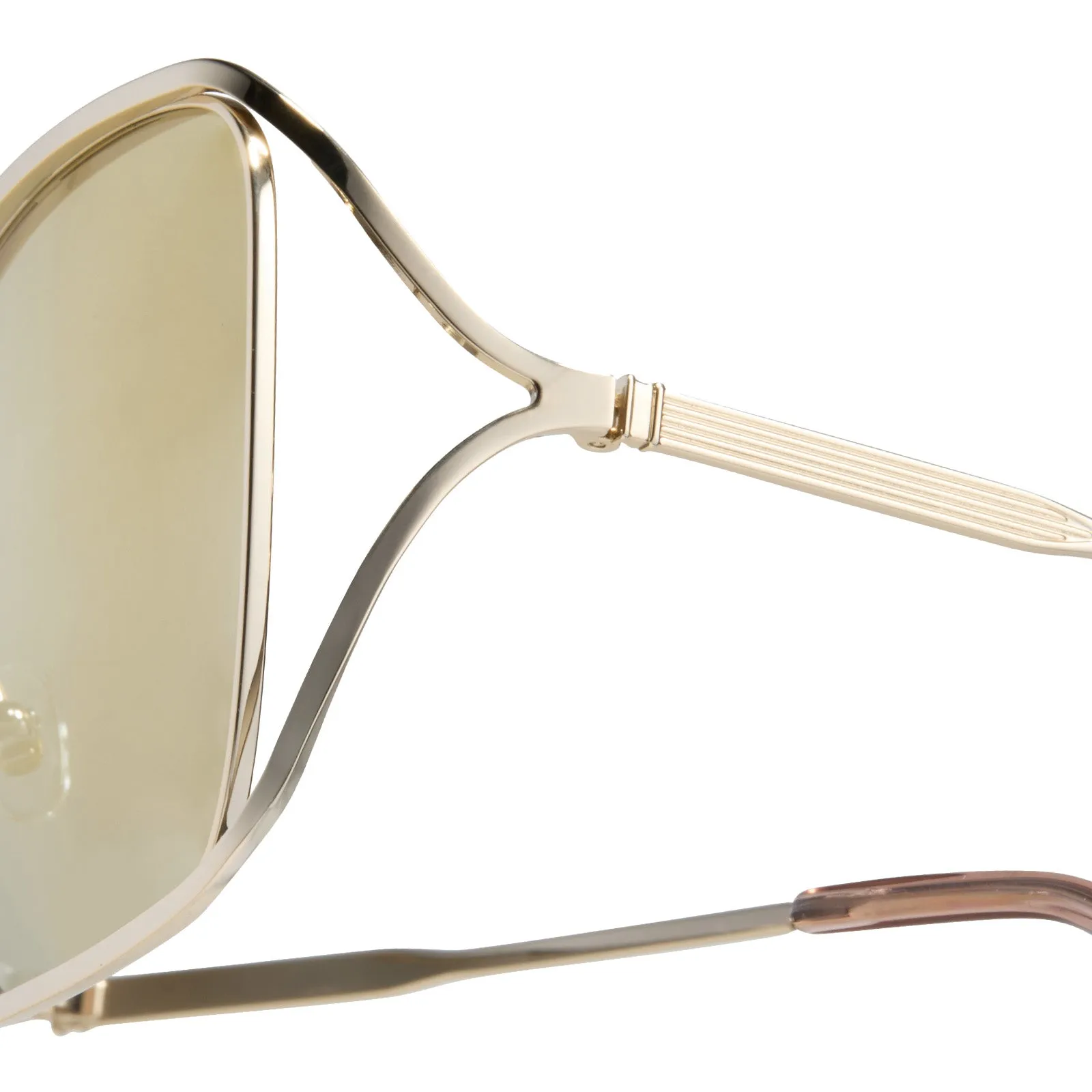 FRANCESCA - GOLD WITH CAFÉ OLE + GOLD FLASH POLARIZED SUNGLASSES sold by Diff Eyewear product image thumbnail 4