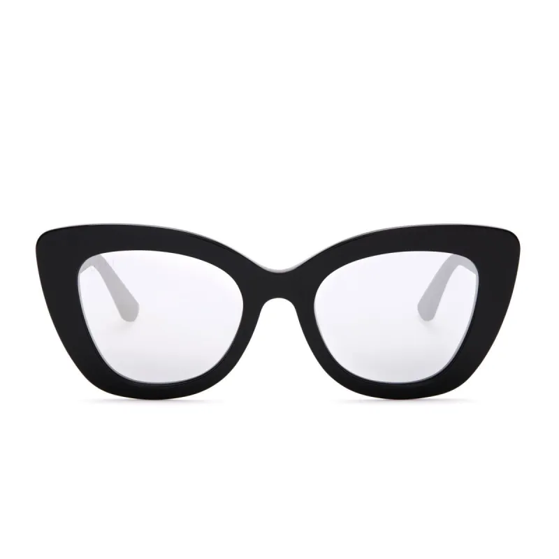RAVEN - BLACK + GREY MIRROR SUNGLASSES sold by Diff Eyewear