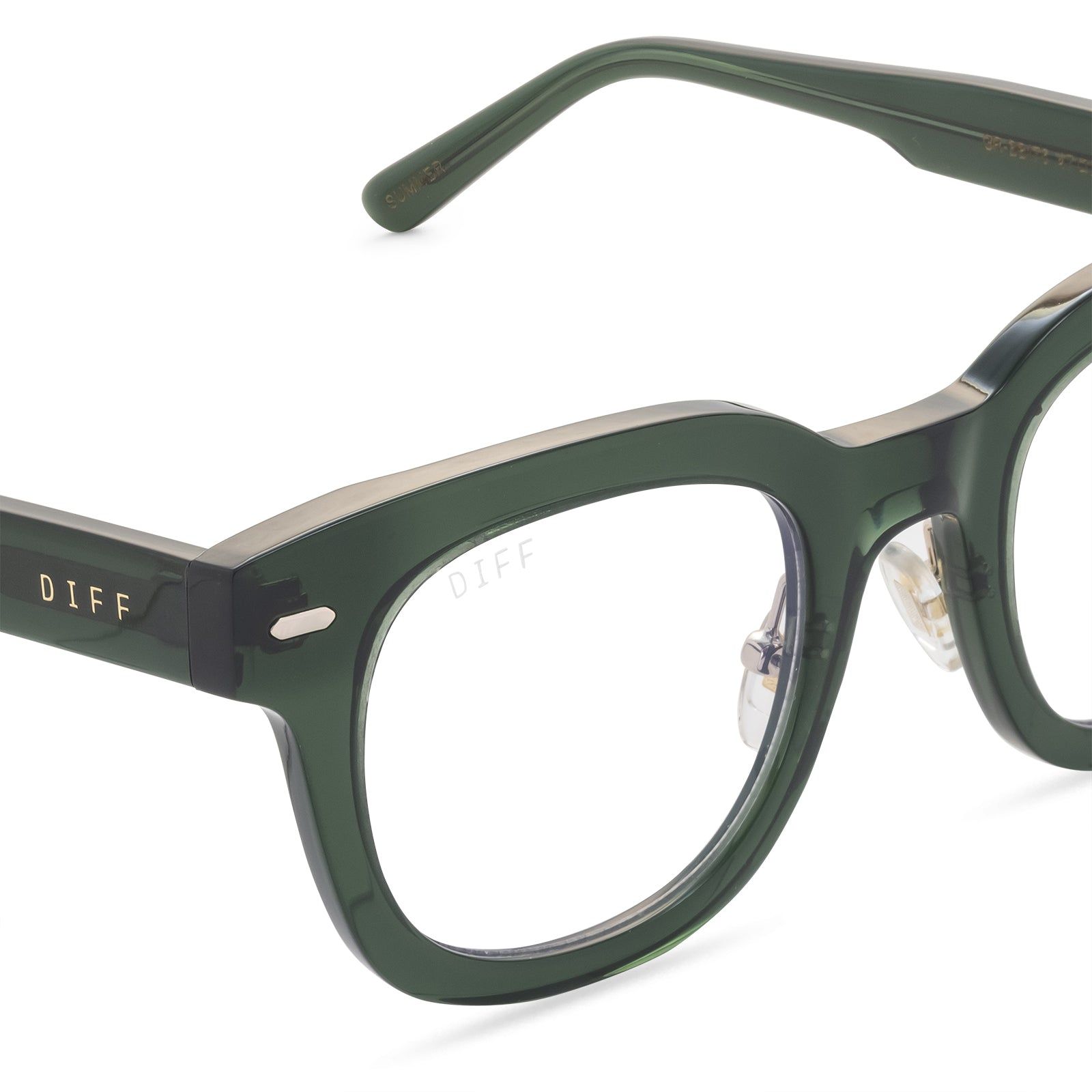 SUMMER - SEA GRASS + BLUE LIGHT TECHNOLOGY GLASSES sold by Diff Eyewear product image thumbnail 3