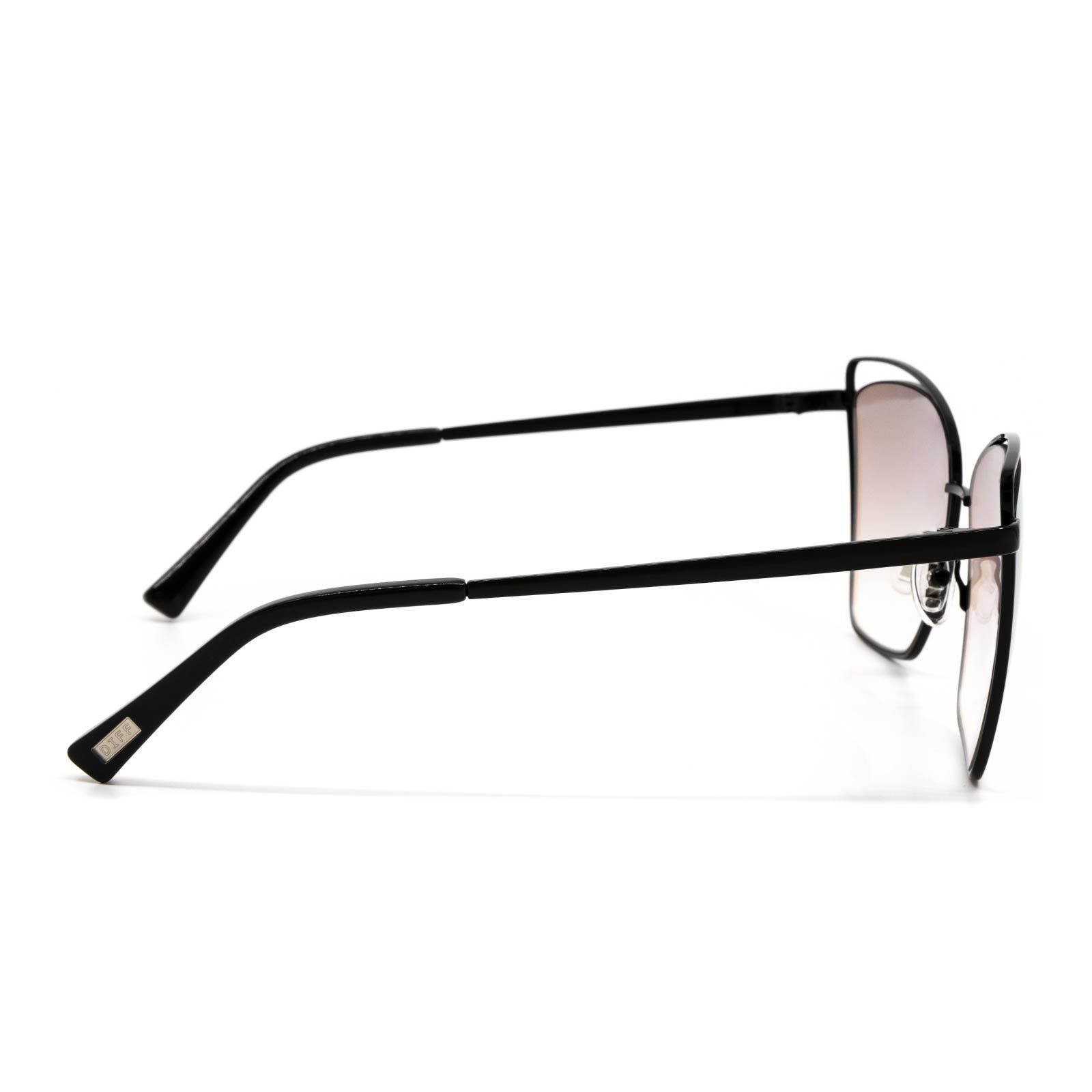 BECKY III - BLACK + BLUE GRADIENT FLASH SUNGLASSES sold by Diff Eyewear product image thumbnail 3