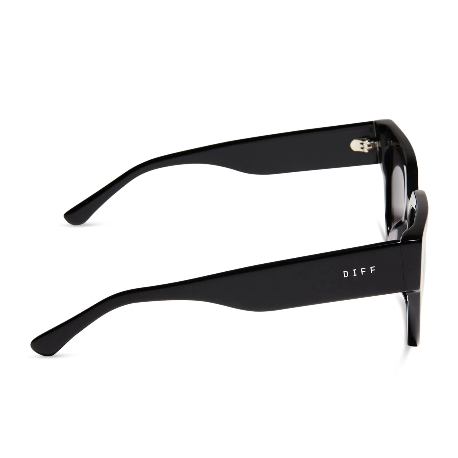 REMI II - BLACK + GREY POLARIZED SUNGLASSES sold by Diff Eyewear product image thumbnail 3