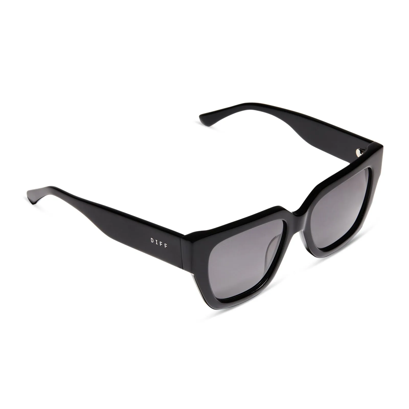 REMI II - BLACK + GREY POLARIZED SUNGLASSES sold by Diff Eyewear product image thumbnail 4