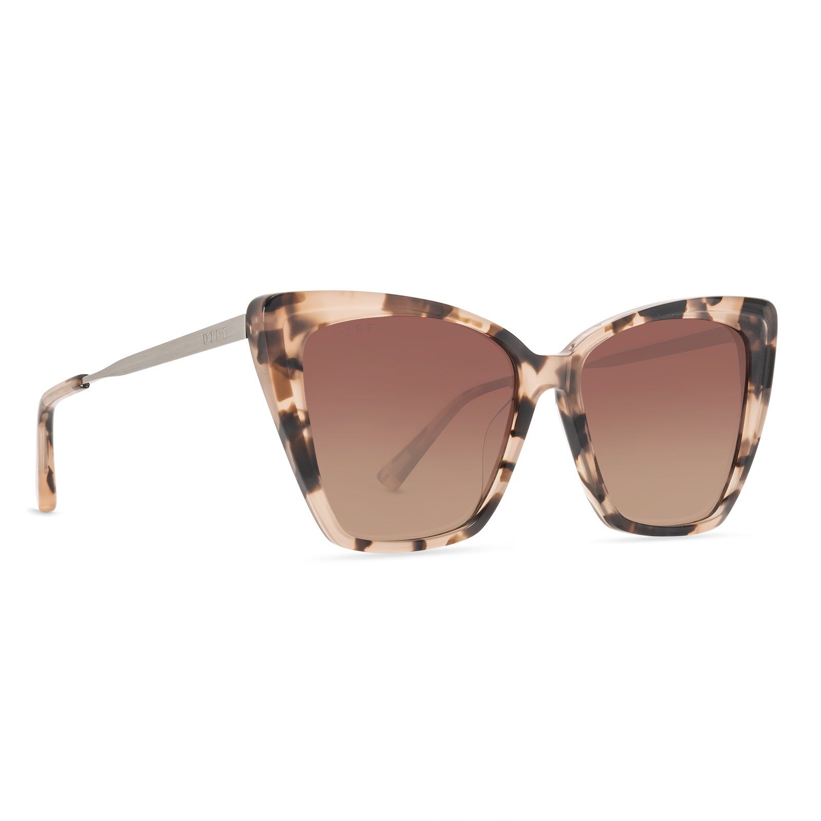 BECKY II - HIMALAYAN TORTOISE + BROWN GRADIENT SUNGLASSES sold by Diff Eyewear product image thumbnail 2