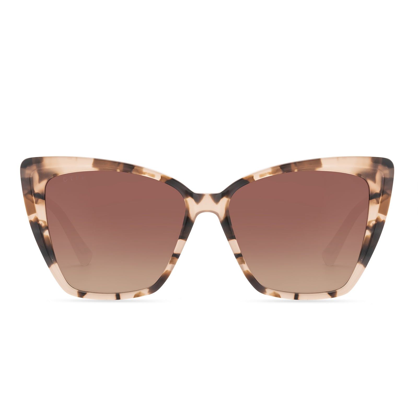 BECKY II - HIMALAYAN TORTOISE + BROWN GRADIENT SUNGLASSES sold by Diff Eyewear