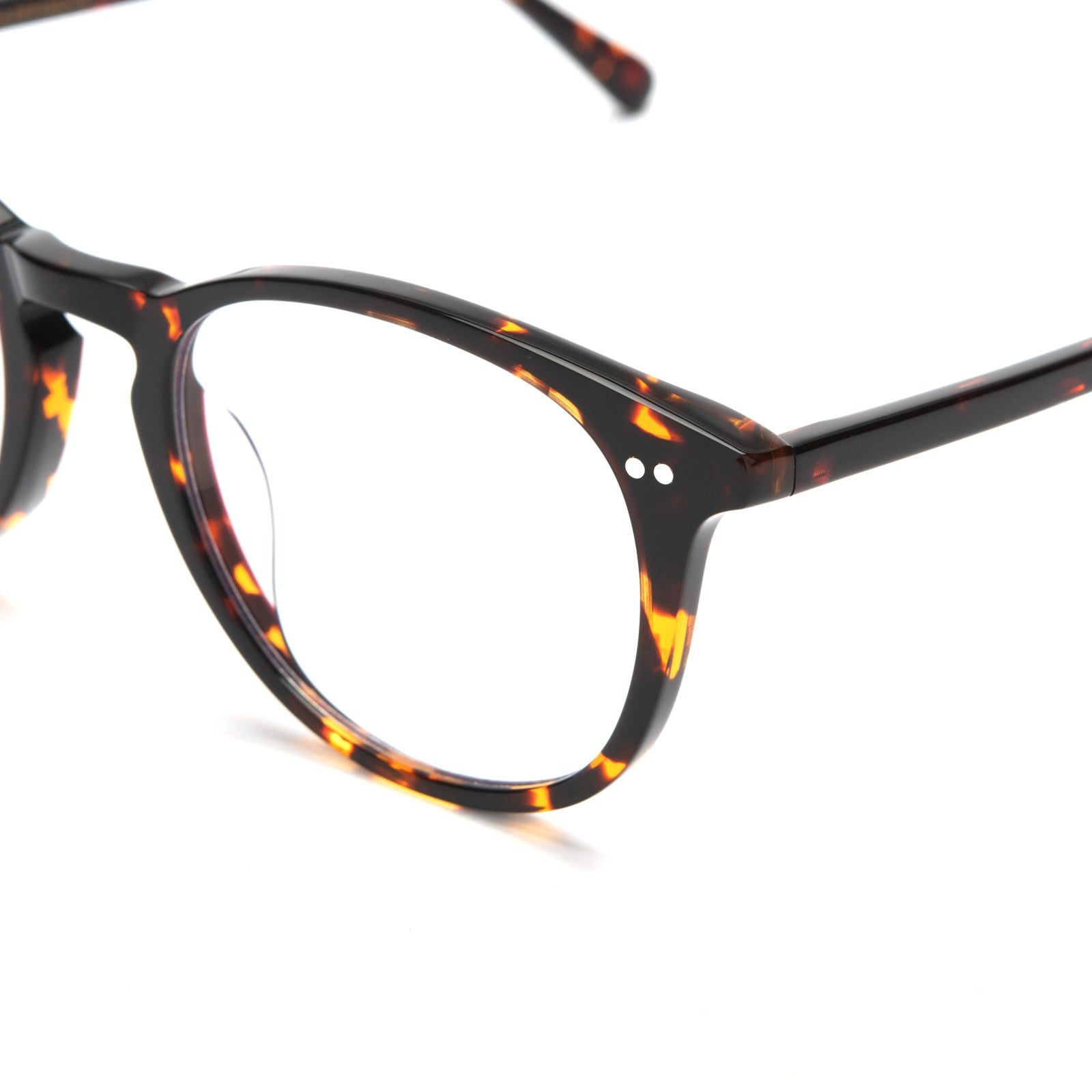 JAXSON - DARK TORTOISE + CLEAR GLASSES sold by Diff Eyewear product image thumbnail 3